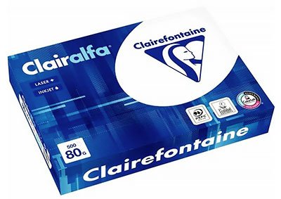 Ramette de Papier Clairalfa A4 80gr Blanc Clairefontaine