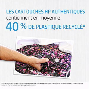 Cartouches HP Pack 953 à base de 40% de matière recyclée