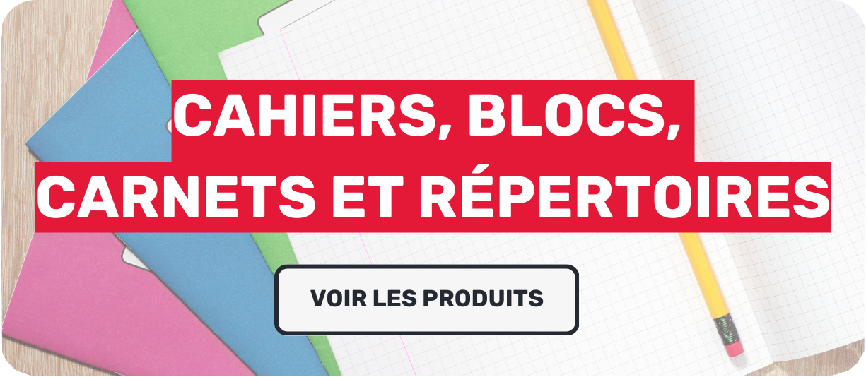 Rentrée des classes - Sélection cahiers - Office DEPOT