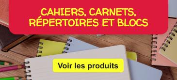Vers carhiers, carnets, repertoires, blocs