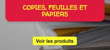 Vers copes, feuilles et papiers