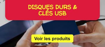 Vers disques durs et stockage