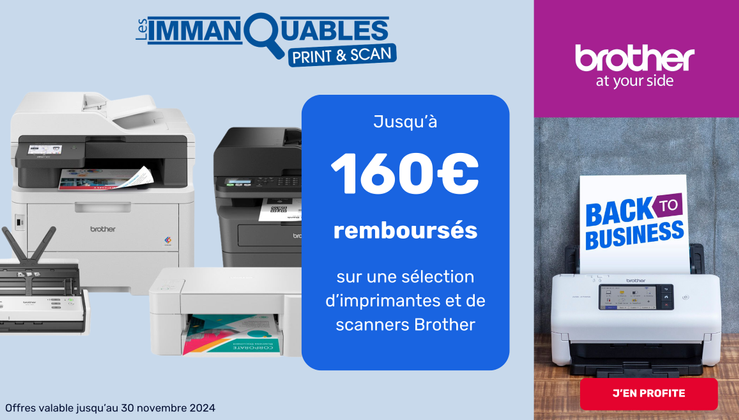 Offre de remboursement Brother - 1er septembre au 30 novembre 2024 - Office DEPOT