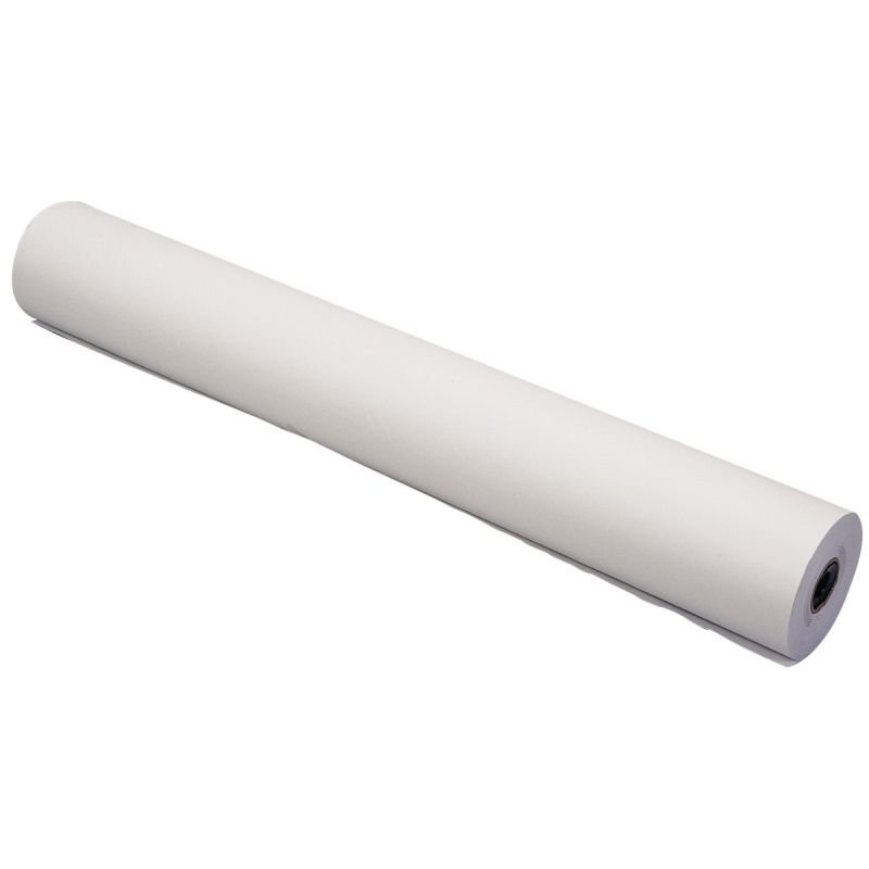 Rouleau de papier kraft blanc 60 grammes 200 x 1 m