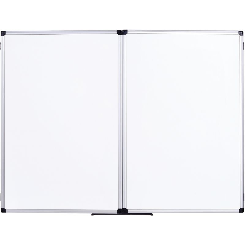 Tableau blanc triptyque à panneaux rabattables 300 x 100