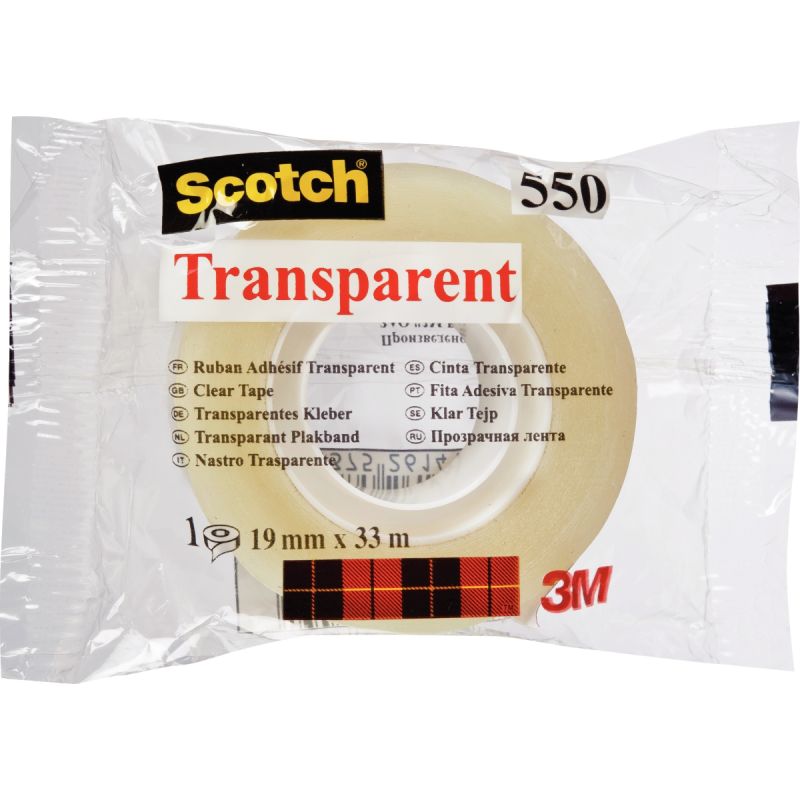Scotch 3m Rouleau polypropylène transparent sur dévidoir 48mm x 20,3m -  prix pas cher chez iOBURO- prix pas cher chez iOBURO