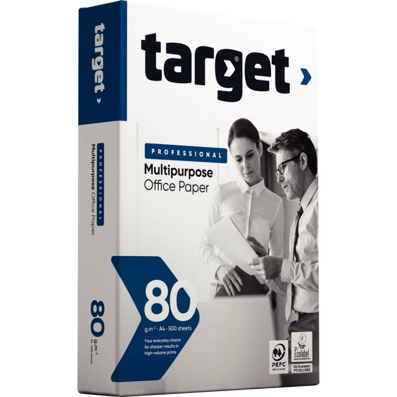 Ramette de 500 feuilles de papier blanc 80g de format A3 TARGET