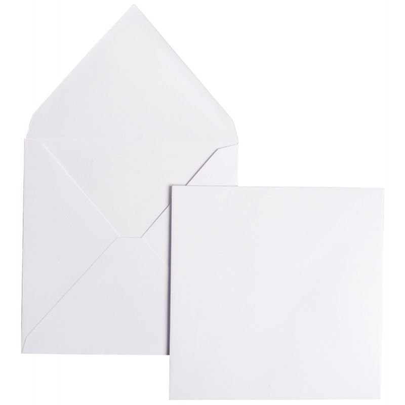 Set de 20 enveloppes Clairefontaine 165x165mm
