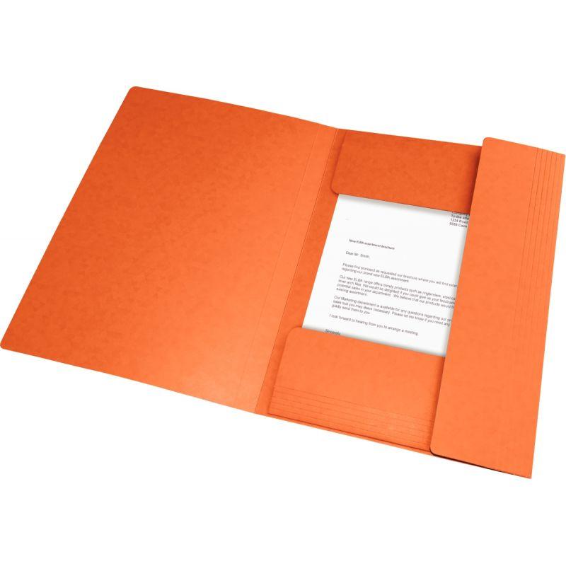 Chemise 3 rabats à élastiques TOP FILE+ en carte lustrée 4/10e 390g ...