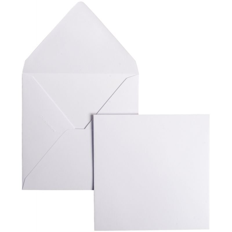 Enveloppes carré Or Pollen Clairefontaine 14x14cm Invitations
