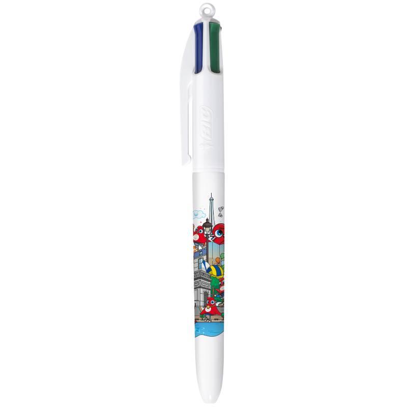 Stylo 4 couleurs BIC Tour Eiffel Paris 2024 Office DEPOT