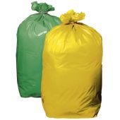Carton de 200 sacs poubelles jaune 110 litres tri sélectif