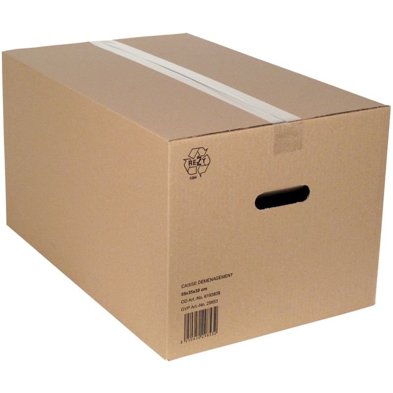 Paquet de 10 cartons déménagement 55x35