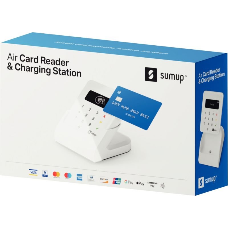 Terminal de paiement mobile SumUp Air Bundle + station de recharge