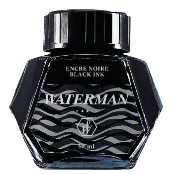 Flacon de 5 cl d'encre Waterman noire