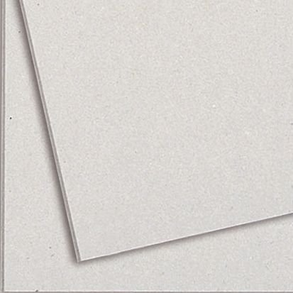 Paquet de 5 feuilles de carton épais, 2 côtés gris, format 60 x 80 cm, 1230  g épaisseur 2 mm - prix pas cher chez iOBURO- prix p