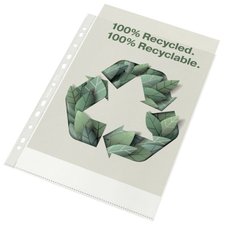 Carton de 500 pochettes perforées en polypropylène grainé 5/100ème