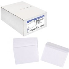 Enveloppes blanches Raja, bande autocollante, 110 x 220 mm, lot de