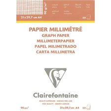 250 feuilles de papier Vélin blanc A4 100 gr/m² - C by Clairefontaine