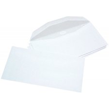 500 enveloppes blanches C6 autocollantes Raja - JPG